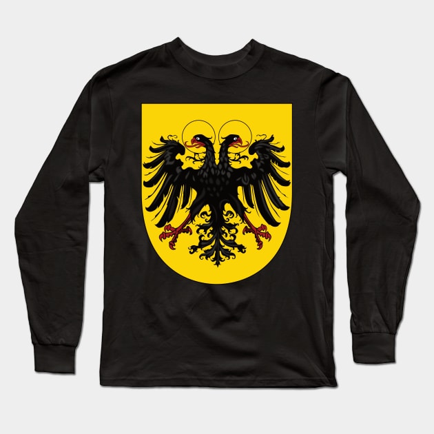 Holy Roman Empire Eagle Long Sleeve T-Shirt by blackroserelicsshop@gmail.com